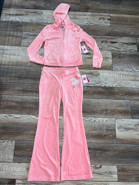 Juicy Couture Pants - Juicy Couture Flamingo Track Suit Tracksuit Velour Set Women X-small